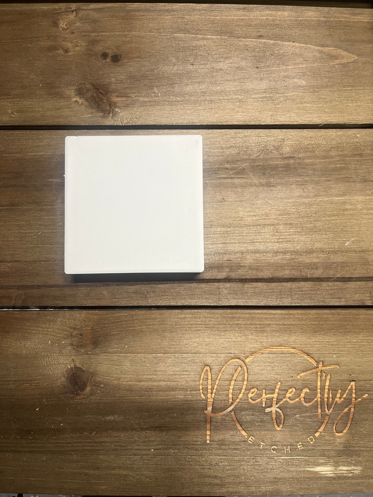 White Ceramic Coasters