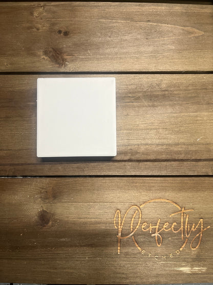 White Ceramic Coasters